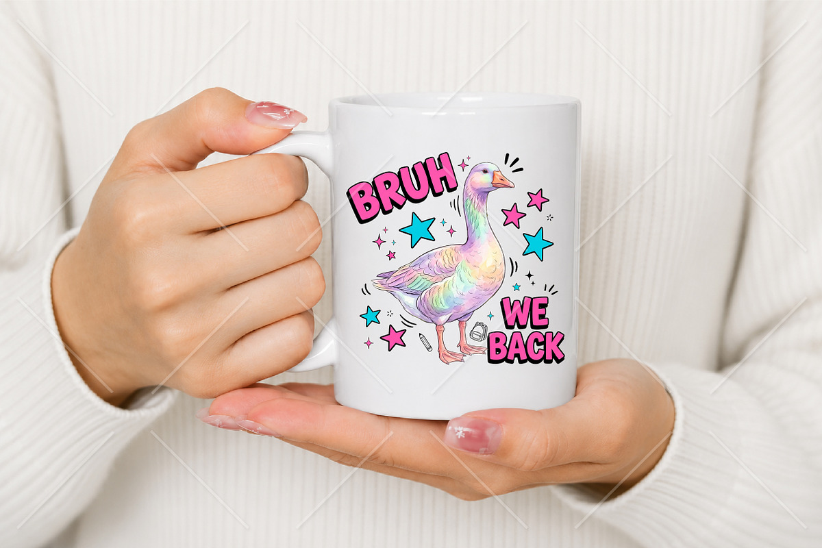 Funny Goose Bruh We Back PNG, a Seasonal Illustration by Canvas Craft (Photo 4 of 5)