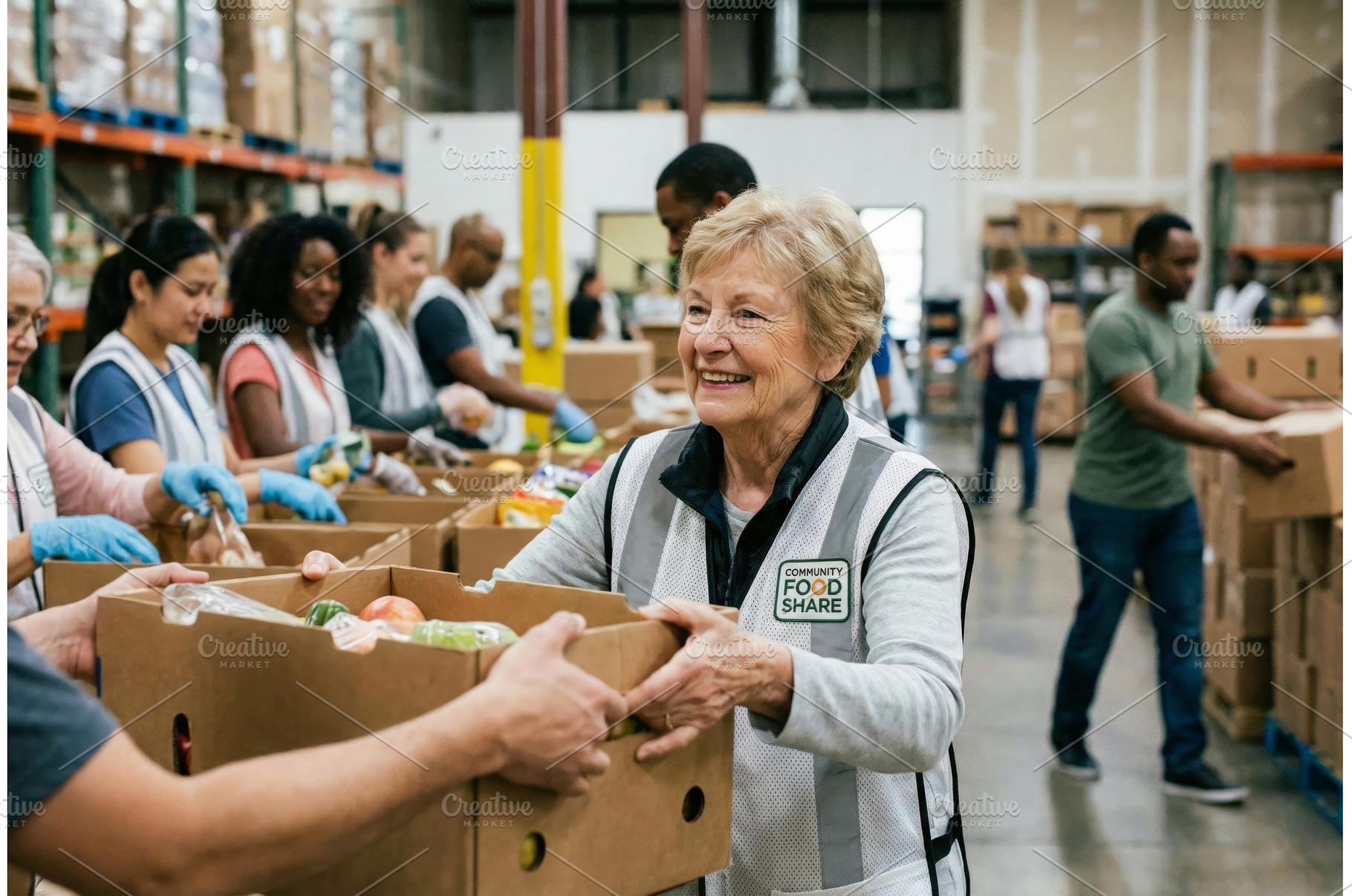 Volunteers Aid Community, a Person Photo by CREATIVEDEF