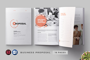 Business Proposal | Word & InDesign, a Brochure Template by HiveArts