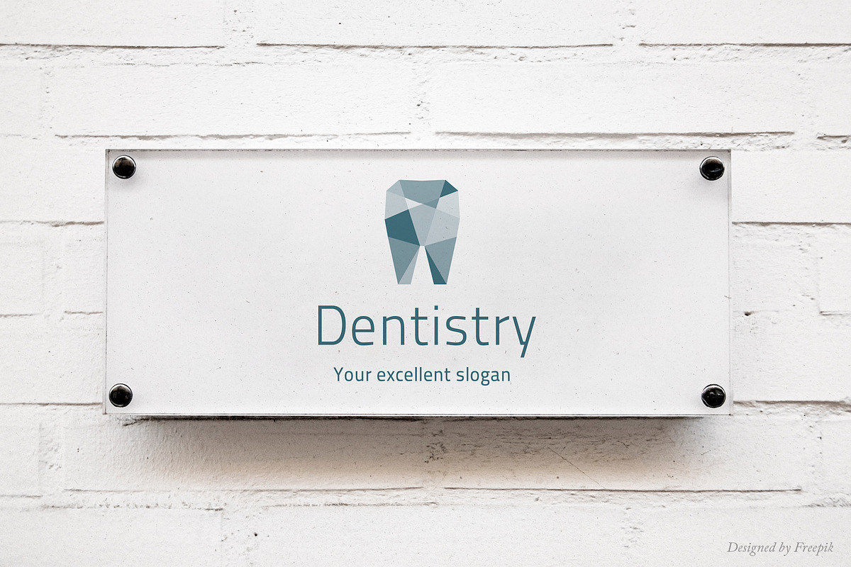 Smart Tooth Logo – Polygon Style, a Branding & Logo Template by Elibee (Photo 3 of 5)