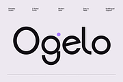 Ogelo - Rounded Modern Sans, a Sans Serif Font by Pandeka Studio (Thumbnail 1 of 7)