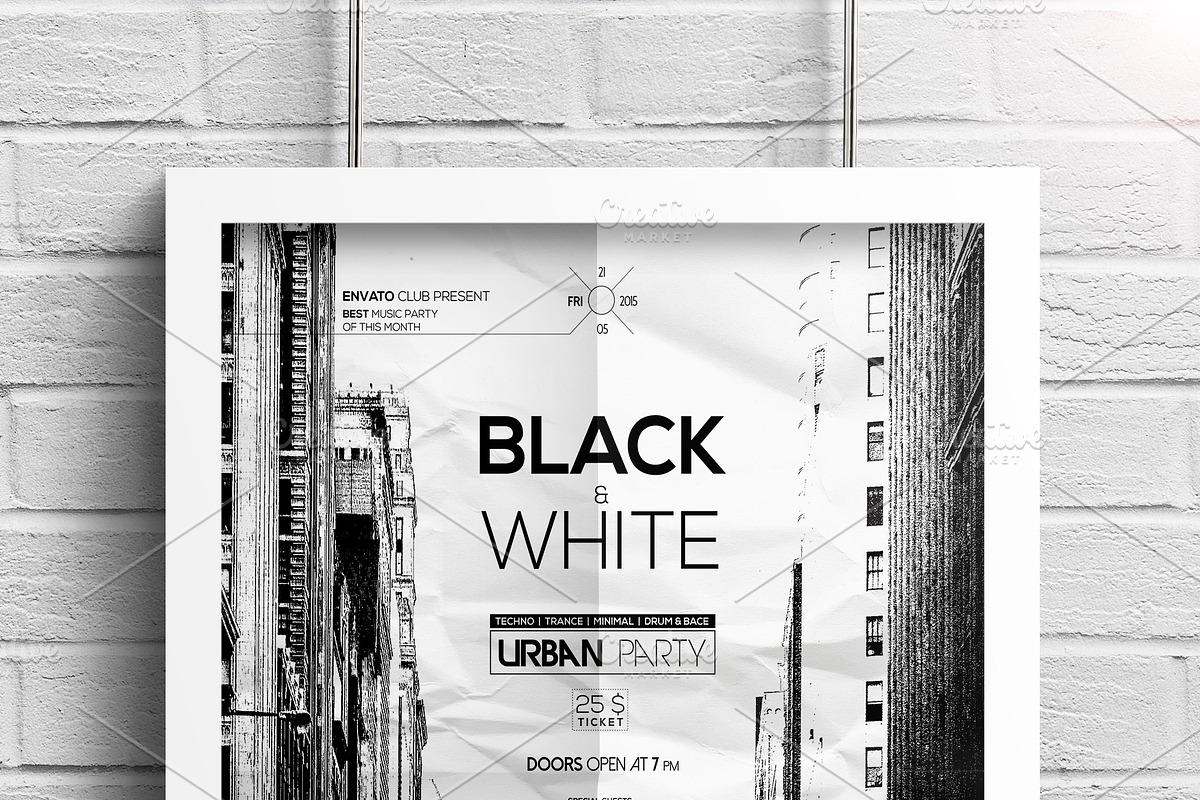 A4 Light Poster Mockup, a Print Template by CREATIVE DUDE (Photo 3 of 5)
