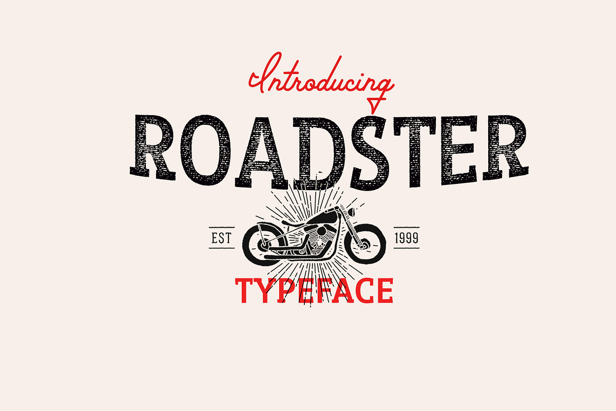 Roadster Typeface