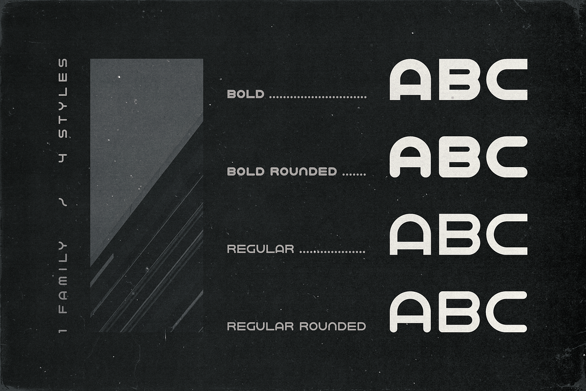 Night Division – Future Font, a Font by Clint English (Photo 2 of 8)