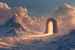 Mystical Mountain Gateway, a Nature Photo by Ales Munt