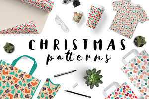Vector Christmas Pattern Set (Sale)