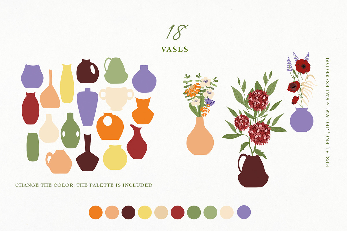 Poem of Flowers Design Set, a Decorative Illustration by WildStrawberry Magic (Photo 8 of 23)