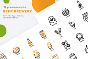 Beer Brewery | 32 Icons Set, an Outline Icon by Marina Silence (Thumbnail 13 of 17)