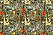 Musical Instruments, a Pattern Graphic by HANNA V (Thumbnail 5 of 6)
