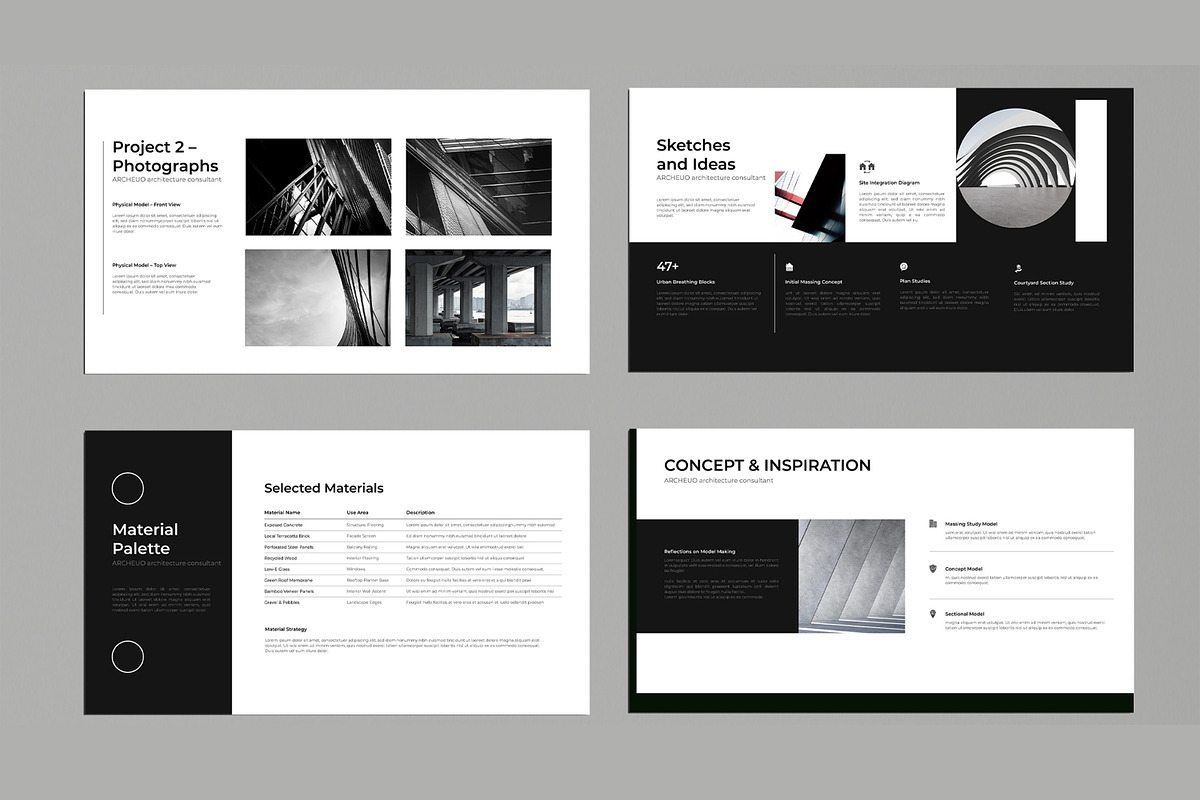 Architecture Portfolio Presentation, a Presentation Template by MightyDesign (Photo 4 of 8)