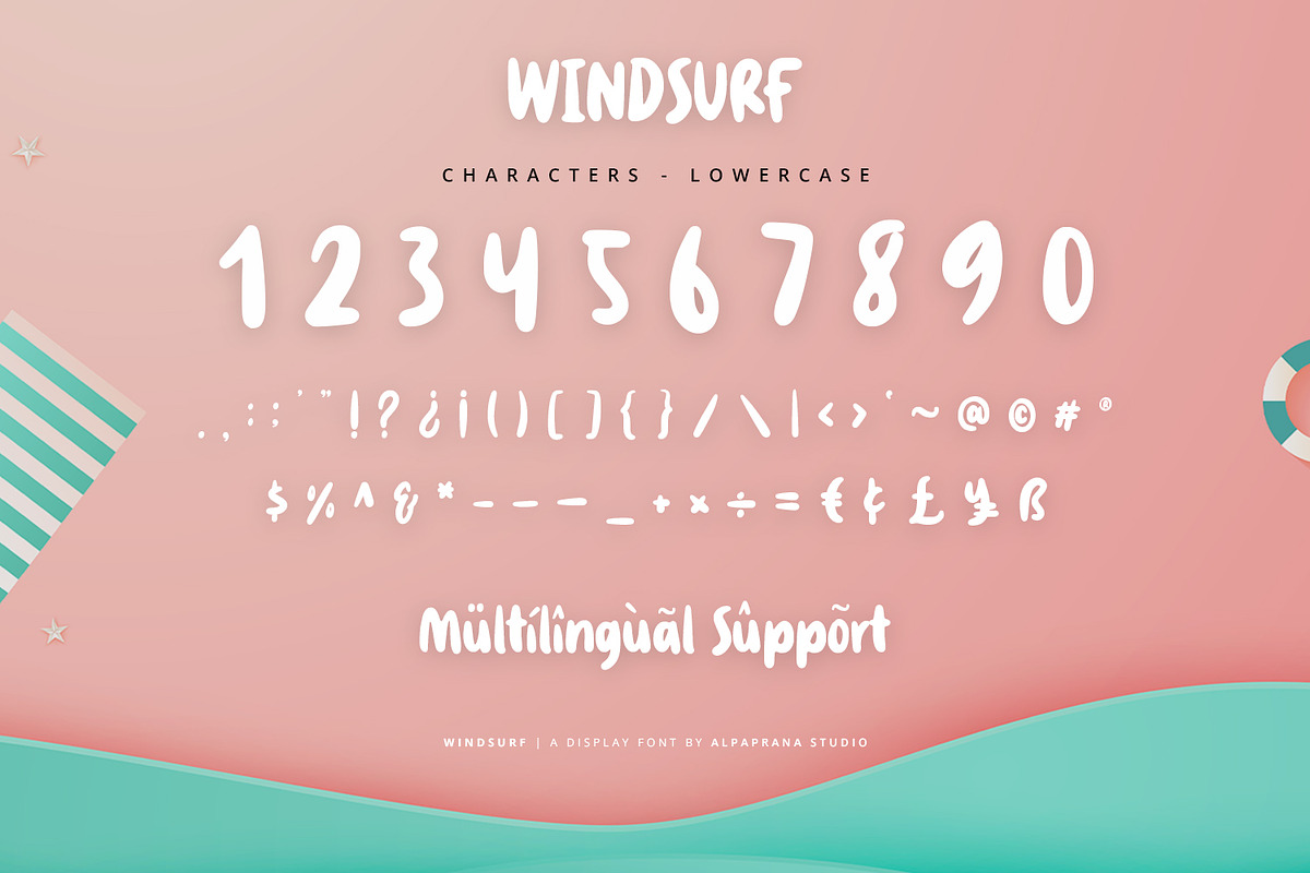 Windsurf - Playful Display Font, a Script Font by Alpaprana (Photo 10 of 11)