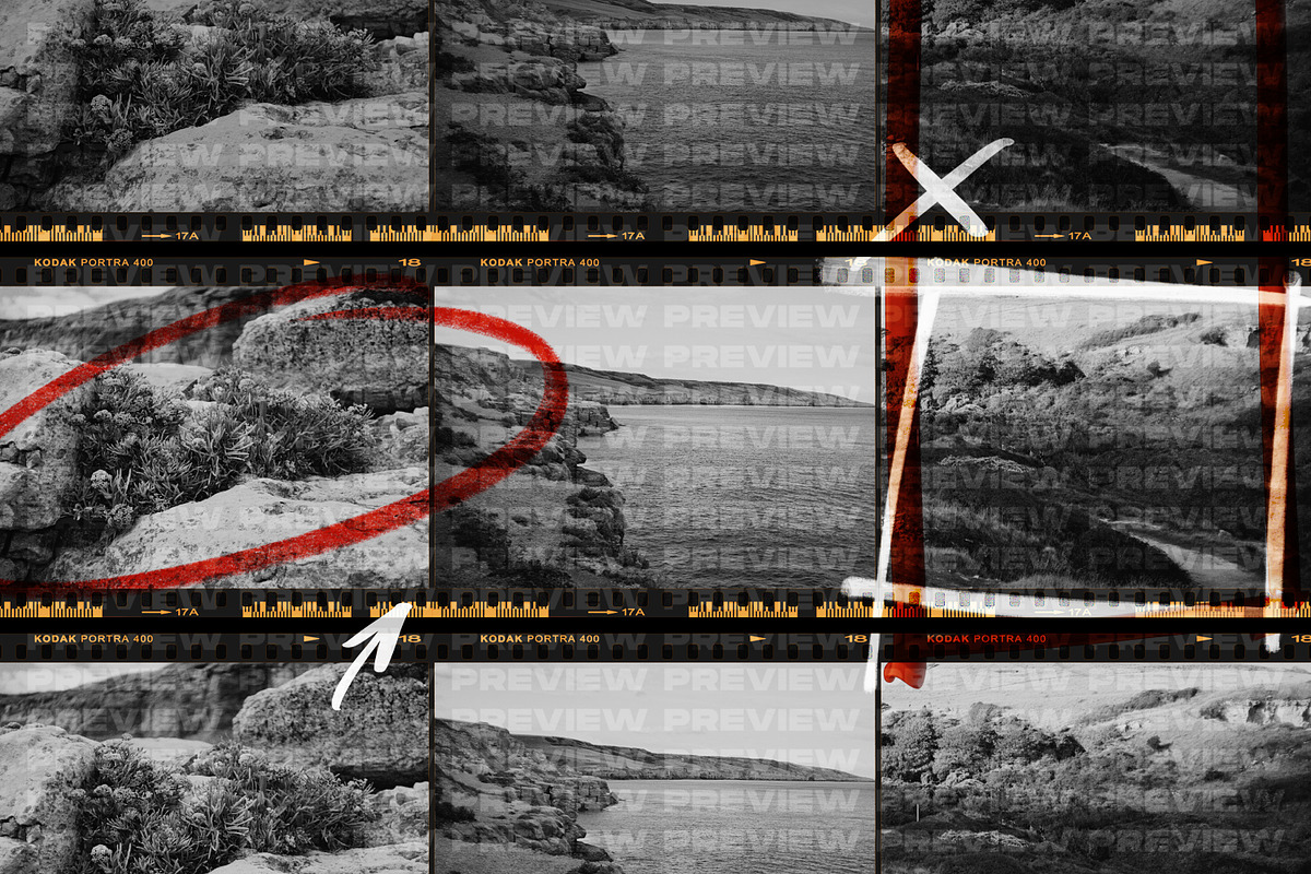 35mm Film Borders & Frames, a Texture Graphic by dbdslondon (Photo 2 of 4)
