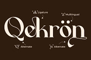 Gheklyn - Serif Typeface Font, a Serif Font by Rishsketch (Thumbnail 9 of 15)