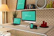 5 PSD Mockups - Interior Work Desk, an iPhone Mockup by Rebound  (Thumbnail 5 of 6)