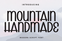 Mountain Handmade | Script Font