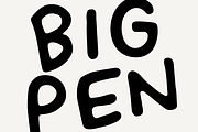 Markout Hand Drawn Marker Pen Font, a Font by Colt Type Co (Thumbnail 8 of 9)