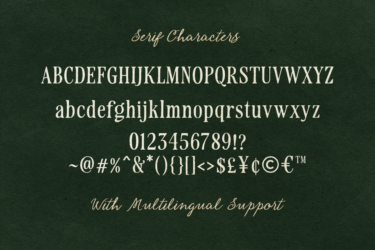 Vintage Serenade - Organic Font Duo, a Serif Font by Bale Type (Photo 12 of 12)