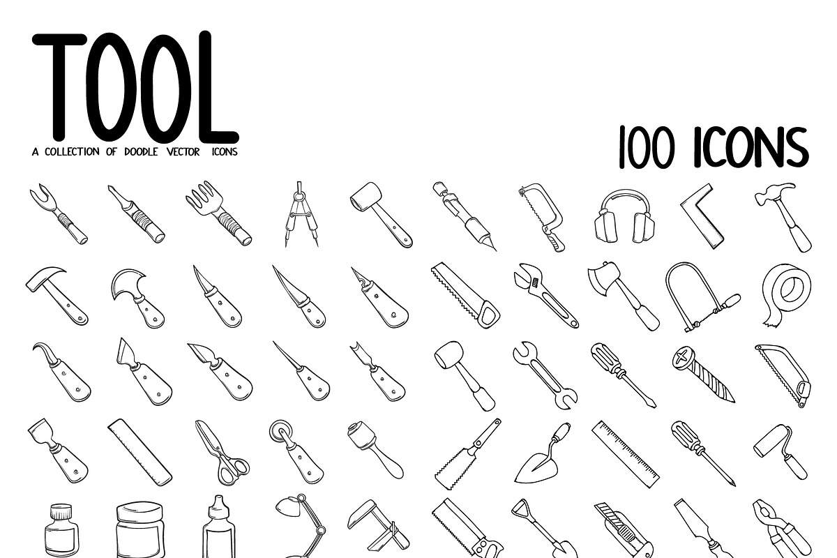 4300+ Hand-Drawn Doodle Icons Bundle, an Outline Icon by TKDoodle (Photo 33 of 36)