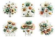 Spring wildflower clipart, an Illustration by SinaCreation (Thumbnail 4 of 11)
