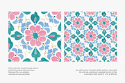 Retro floral tile seamless pattern, a Pattern Graphic by Pink Studio Art (Thumbnail 3 of 4)