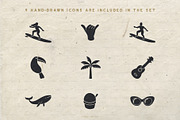 Summer Icons 2 Hand Drawn Graphics, an Icon by BirDIY Design (Thumbnail 2 of 7)