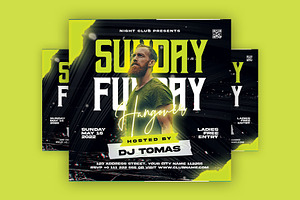 Flyer frenzy. Nightclub delight!