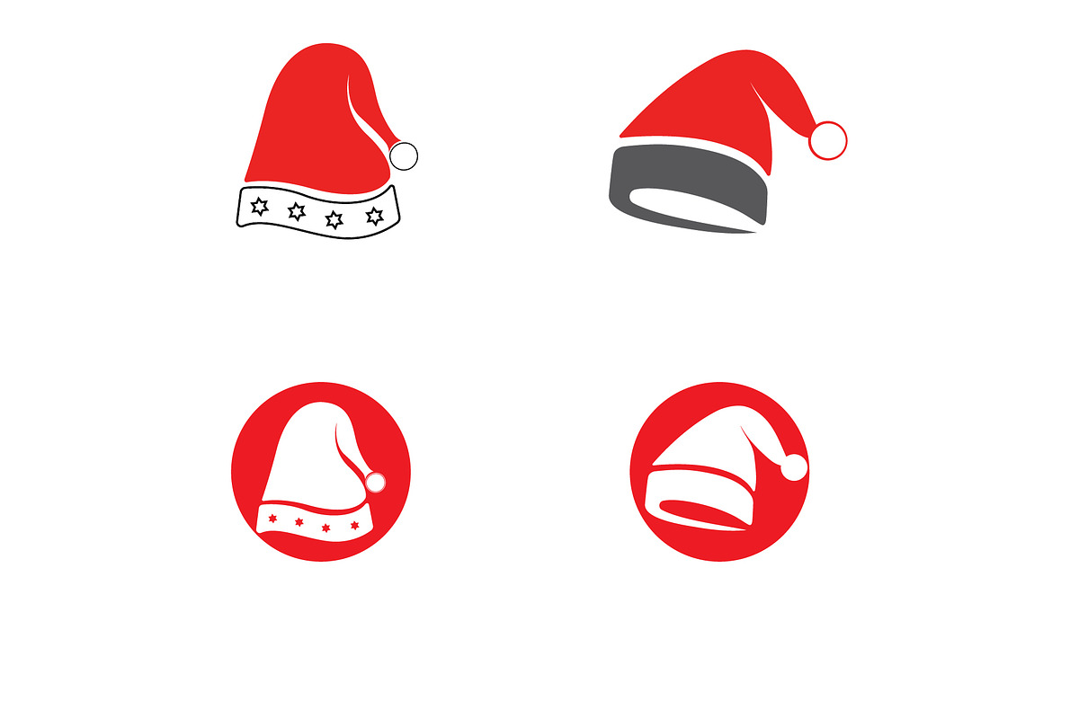 Santa hat vector template, a Graphic by LOGOCREATIVE