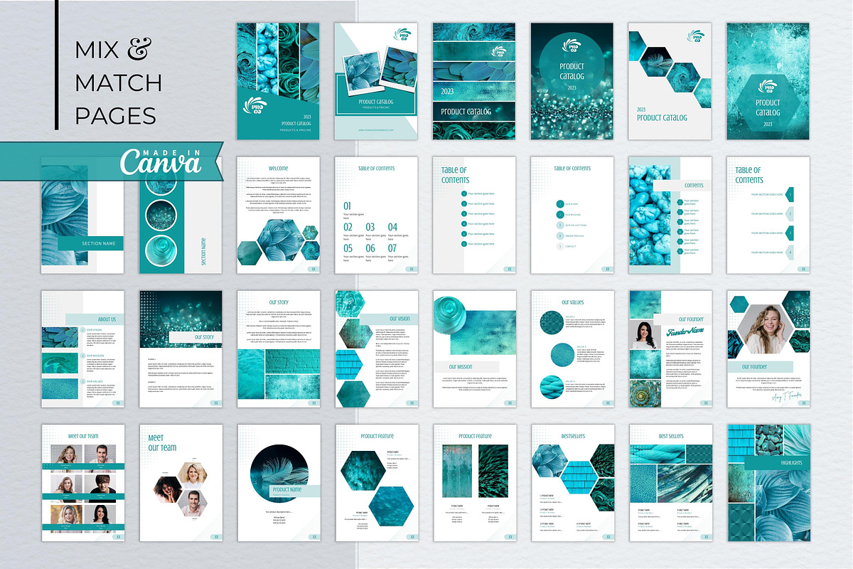Product Catalog Canva Template preview 6