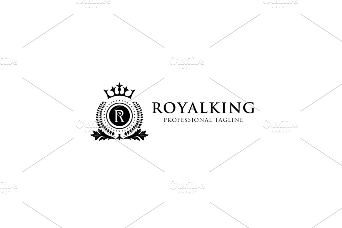 Royal King Letter R Logo, a Branding & Logo Template by Design_Planet