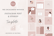 40 Instagram Post & Stories - CANVA, a Social Media Template by Tegefeldt Design (Thumbnail 1 of 10)