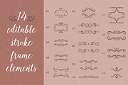 Vector Flourishes and Frames, a Decorative Illustration by Every Tuesday (Thumbnail 5 of 5)