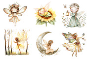 Boho Woodland Fairy Sublimation png, an Illustration by CreationArt (Thumbnail 5 of 5)