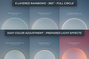 Rainbows for Photoshop, an Object Graphic by FEINGOLD (Thumbnail 3 of 10)