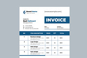Corporate Invoice Layout, a Stationery Template by MightyDesign (Thumbnail 2 of 7)
