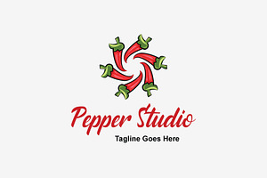 Pepper Studio Logo, a Branding & Logo Template by MotionMount