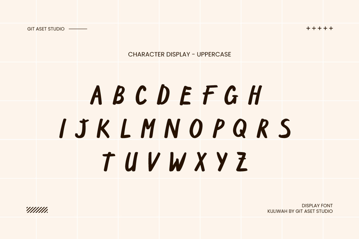 Kuliwah - Display Brush Font, a Handwritten Font by gitasetstudio (Photo 2 of 6)