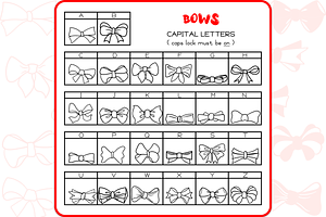 Bow Doodles - Dingbats Font