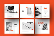 Minimal Instagram Post Templates, a Social Media Template by Filip Studio (Thumbnail 1 of 2)