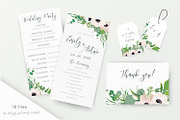 Wedding suite - Lovely Anemone, a Card Template by Alewiena (Thumbnail 3 of 9)