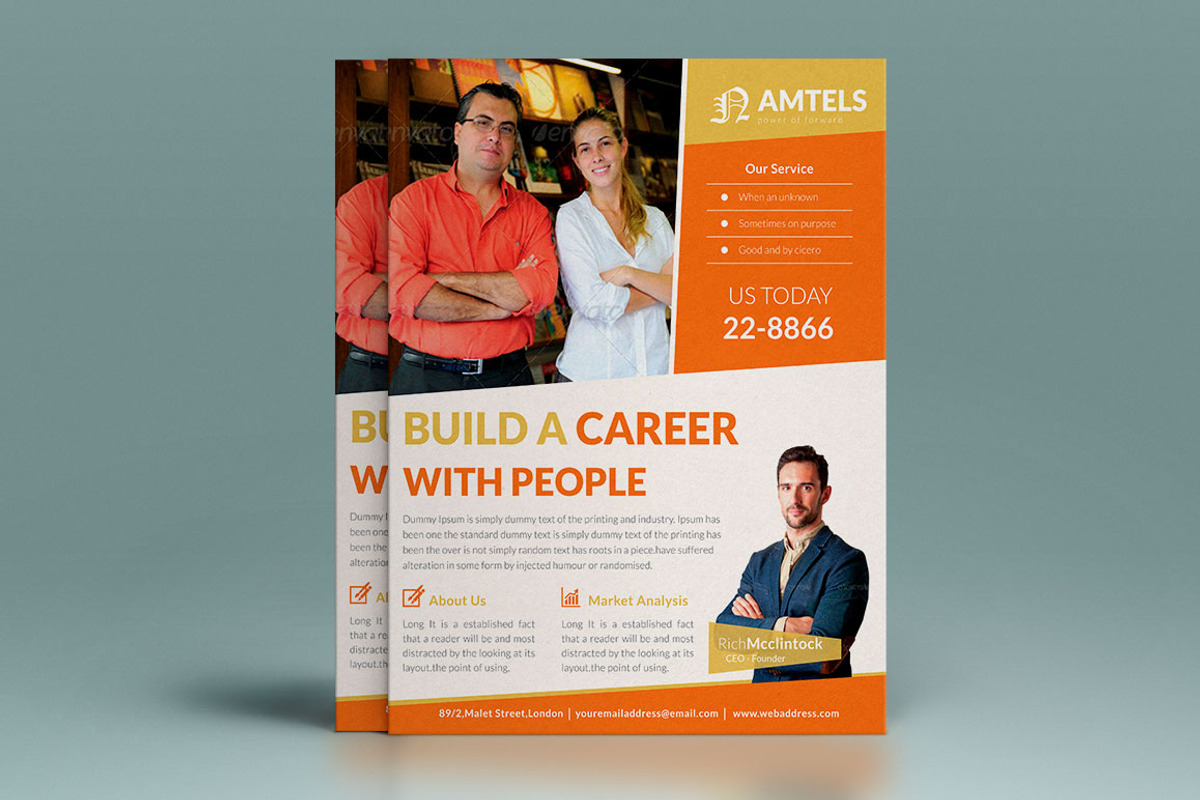 Content Marketing Flyer, a Flyer Template by Dotnpix (Photo 2 of 5)