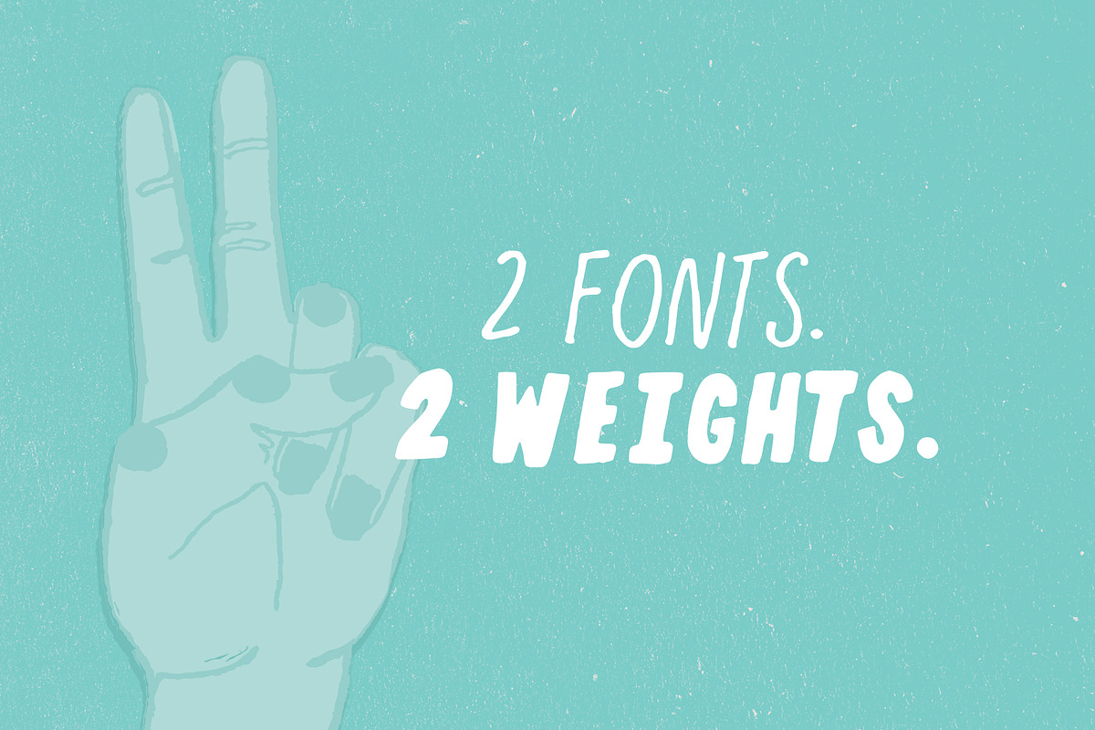 Thick + Thin Font preview 3