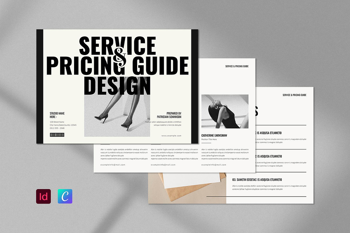 Service & Pricing Guide | Canva, a Brochure Template by ElvinPrint (Photo 1 of 8)