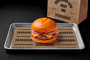 Burger Deli Paper and Bag Mockup, a Packaging Mockup by rodrigofkaminski (Thumbnail 7 of 7)