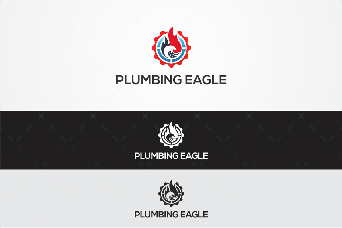 plumbing eagle – Logo Template, a Branding & Logo Template by Alfam17 (Photo 2 of 2)
