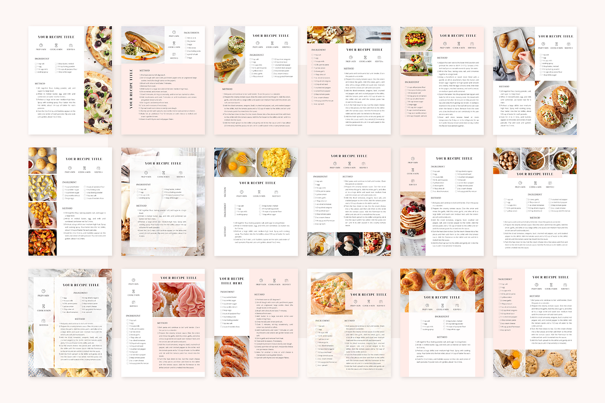 Cook Book Template CANVA, a Magazine Template by ShopRShop (Photo 2 of 9)