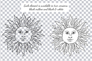 Black & White Modern Witch Clipart, an Object Graphic by ArtIrisArt (Thumbnail 3 of 9)