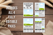 Vintage Newspaper Template, a Magazine Template by ZoloDesignHub (Thumbnail 2 of 9)