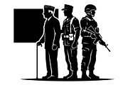 Military Heroes Group, an Object Graphic by Gfx_Store (Thumbnail 5 of 16)