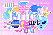 Fancy Art - Modern Collection, a Decorative Illustration by Leila Divine (Thumbnail 1 of 20)