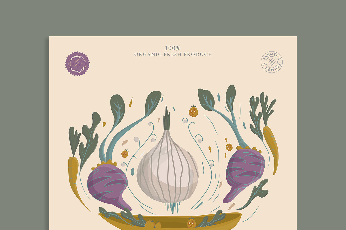 Farmer's Market Poster, a Social Media Template by wavebreak (Photo 2 of 2)